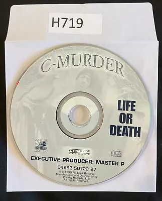 Life Or Death By C-Murder CD Mar-1998 Disc Only No Case #H719 • $25.99