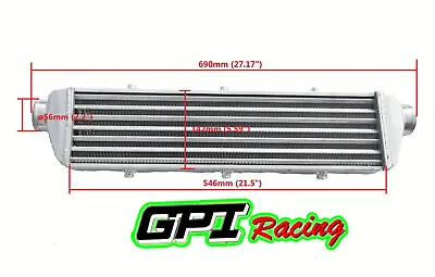 27  X 5.5  X 2  FMIC Universal Aluminum Turbo Intercooler 2.25  In/Outlet 57mm • $80