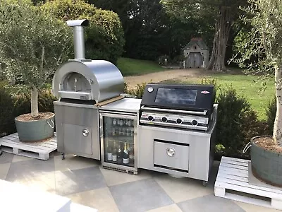 Outdoor Kitchen Pizza Oven Bbq  Fridge Garden Furniture • £5150