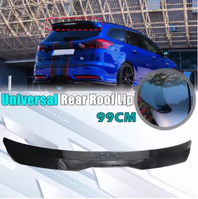 NEW 99CM Car Rear Roof Modified Lip Spoiler Trunk Tail Wing Carbon Fiber Look • $39.99