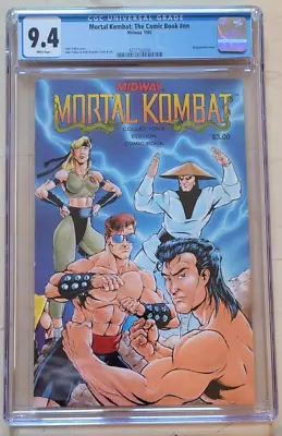 MORTAL KOMBAT #1 1st Appearance Mailaway Issue CGC 9.4 NM Midway (1992) • $239.99