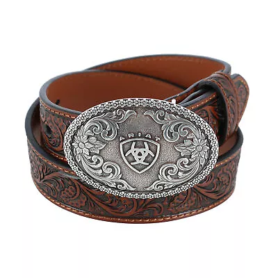 New Ariat Boy's Tooled Western Belt With Removable Buckle • $39