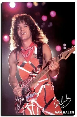 Eddie Van Halen Poster 24x36 Inch Photo Rare Print Wall Art Print - EVH01 • $19.97