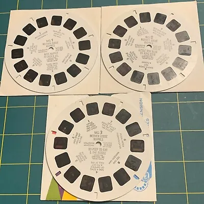 View-Master Mother Goose Rhymes - 3-reel Set MG 1-3 1M • $7.50