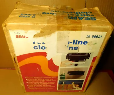 OD~Sears Vintage Retract-A-Line 2-Lines Clothesline 08 58621 In Original Box • $28