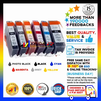 24 X NoN-OEM Ink Cartridge PGI525BK CLI526 For CANON Pixma MG6150 MG6250 Printer • $38.80