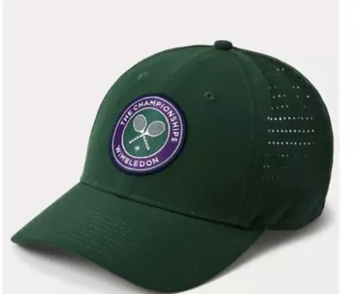 Adult Unisex Ralph Lauren Polo Wimbledon Hat In Green *New With Tags* • £44.99