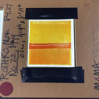 Mark Rothko “No. 22” Abstract Expressionism Art 35mm Slide • £9.66