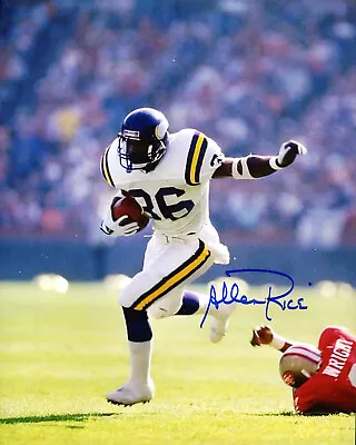 Allen Rice   Autographed 8x10 Minnesota Vikings Free Shipping    #1 • $22