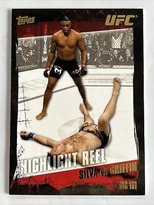 $4.98 • Buy 2010 Topps UFC #188 GOLD Foil UFC 101 Anderson SILVA Vs Forrest GRIFFIN 