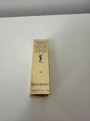 Yves Saint Laurent YSL Rouge Pur Couture THE BOLD Lipstick 14 Nude Tribute BNIB • £17.50