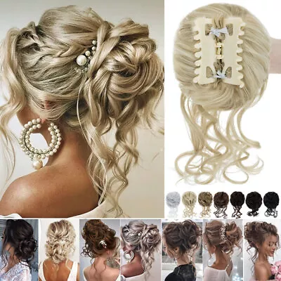 £10.80 • Buy 65g Curly Messy Hair Bun Piece Updo Scrunchie Chignon Bobble Hair Extension Fake