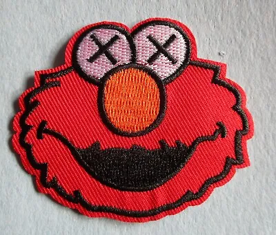 Elmo Face Sesame Street Character - New  Iron-On Patch 3  • $4.50