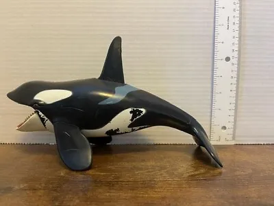 Vintage Chap Mei Toys R' Us Orca Killer Whale 11  Action Figure Toy Working Jaw • $21.99