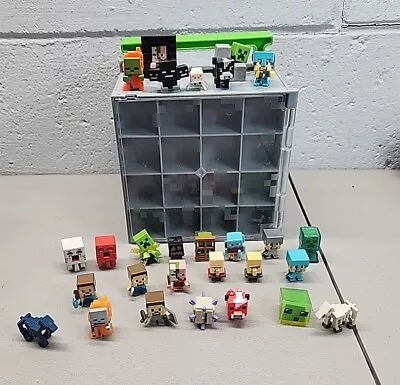 Minecraft Lot 28 Mini-figures And Case • $29.99