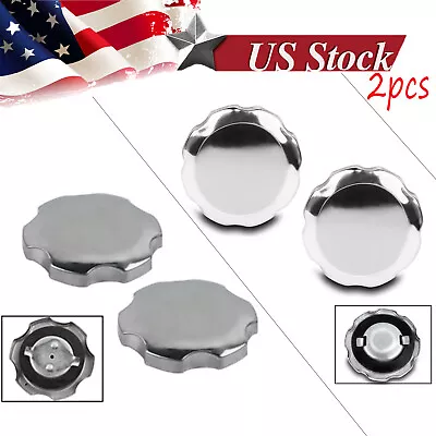 2pcs New Gas Cap Chrome For 5.5hp 6.5hp Fits Honda Gx160 Gx200 17620-zh7-013 • $8.99