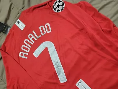 Cristiano Ronaldo Manchester United 2008 Champions League Final Jersey Medium M • $69.99