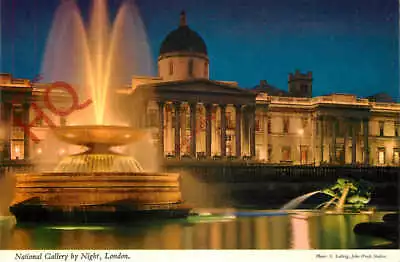 Picture Postcard::London National Gallery By Night [John Hinde] • $5.30