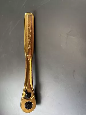 New Special Edition Gold Craftsman 75th Anniversary 3/8” Ratchet Wrench 44808 • $65
