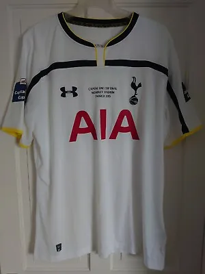 Tottenham Hotspur Spurs 2014/2015 Capital One Cup Final Shirt Jersey - XXL • £99.99