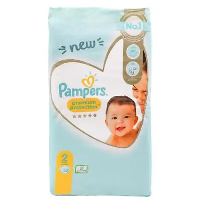 2 X Pack Of 52 Pampers New Baby Size 2 4-8kg • $39.95