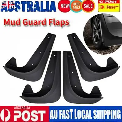 X4 Front Rear Mudguards Universal Car Mud Flaps Splash Guards Mudflaps AU • $15.89
