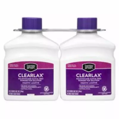 $37.99 • Buy Berkley Jensen ClearLax Powder Laxative, 2 Pk./29.6 Oz. NO SHIP TO CA