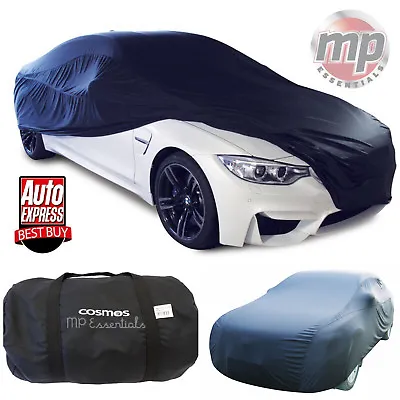 Black Breathable Cloth Fabric Indoor & Garage Full Car Cover To Fit Mini Cooper • £44.95