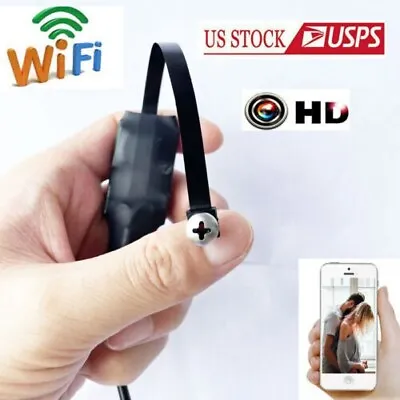 Wireless Mini WIFI Screw Hidden Nanny Spy DIY Camera Pinhole DVR Cam Record • $31.98