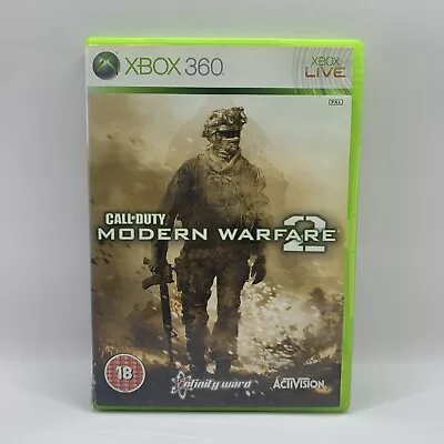 Call Of Duty Modern Warfare 2 MW2 Xbox 360 2009 Shooter Activision MA15+ VGC • $18.95