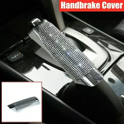 Car Handbrake Cover Bling Rhinestones Decor Protector Auto Interior Accessories • $4.76