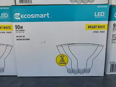 Ecosmart 90 Watt Bright White LED Flood Light Bulbs 4 Pack • $24.99