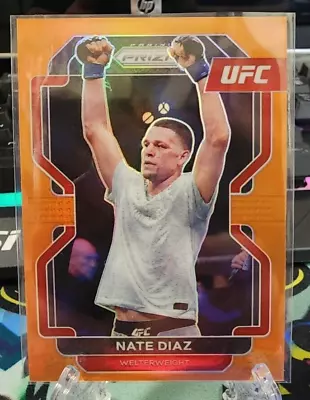 2022 Prizm UFC Orange Prizm Nate Diaz #150 #01/99 !!!! RARE STOCKTON FIRST! • $2.25