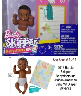 Barbie Skipper Babysitters Inc - African American Baby By Mattel FHY82 - NIB • $5.95