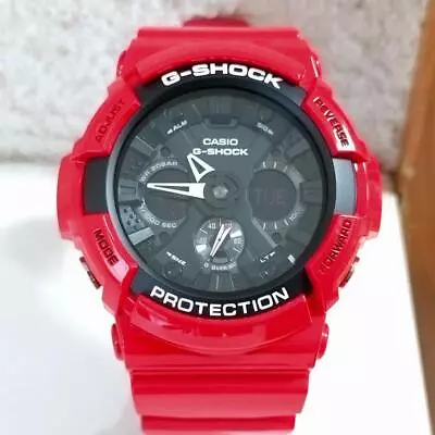 [Extremely Good Condition] CASIO G-SHOCK GA-201RD SOLID RED • $89.47
