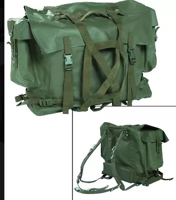 M90 Swiss Army Mountain Rucksack Bag Military Surplus Backpack Olive Green Pack • $55.95