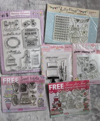£1.50 • Buy Clear Stamps Bundle - Cake, Cupcake, Patisserie Themed