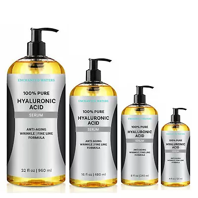 $56.62 • Buy HYALURONIC ACID 100% Pure Anti Aging Hydrating Serum, Plumps Wrinkles Fine Lines