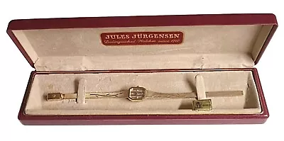 Vintage Jules Jurgensen Ladies Gold Tone Watch -  4 Diamonds In Face • $36