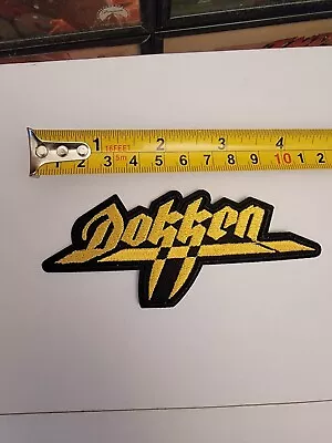 Dokken Metal Band Patch Iron On Sew Lynch Pilson Brown   • $4.50