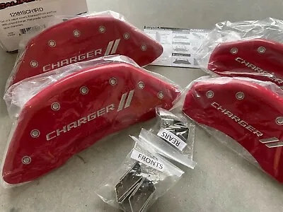 MGP Caliper Covers 12181SCH1RD Charger Ll Red For 2011-2022 Dodge Charger  • $297