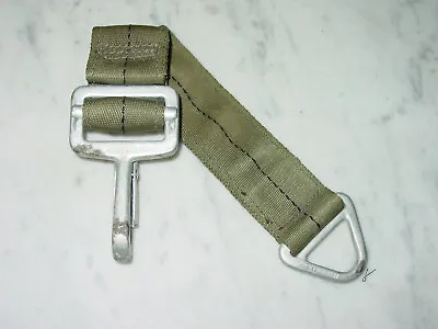 Military Olive Green Parachute Harness D Clip! • $19.95