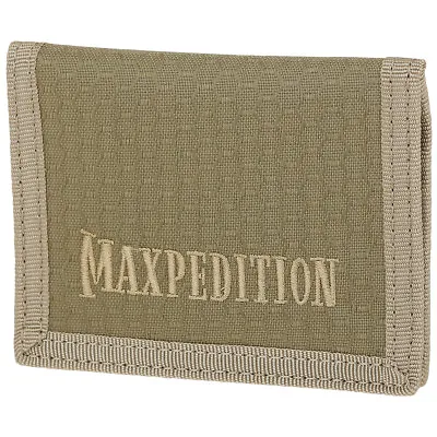 Maxpedition AGR Tactical Low Profile Wallet Slim Hex Ripstop Nylon Pocket Tan • $31.95