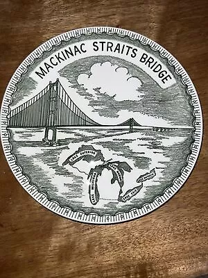 Mackinac Straits Bridge Plate • $20