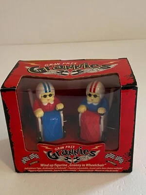 £12.99 • Buy Gran Prix Grannies Wind Up Wheelchair Racing Granny Toys