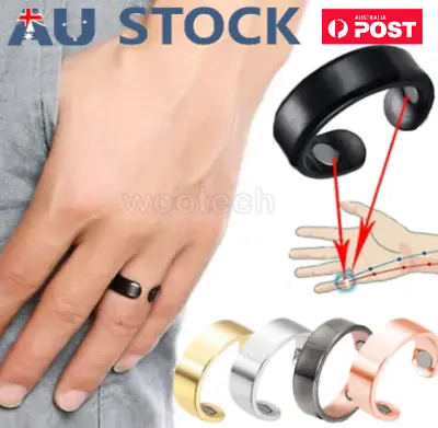 $9.97 • Buy Lymphatic Drainage Ring Magnetic Therapeutic Lymph Adjustable Detox Apolloostory