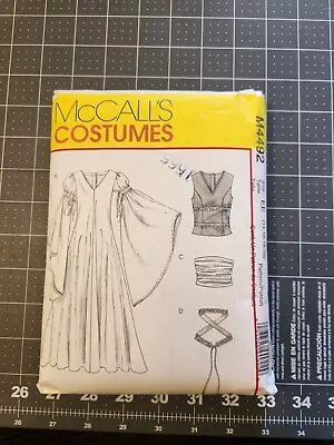 McCalls Pattern 4492 Medieval Renaissance Dress Costume Sz 14 16 18 20 Uncut • $8