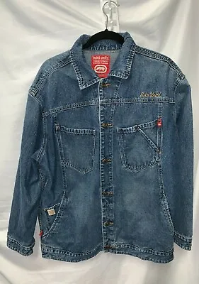 Ecko Red Label Overtime Shop Denim Jacket Size Large • $20