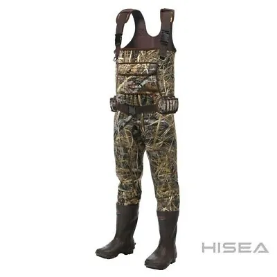 HISEA Camo 600G Neoprene Duck Hunting Waders (US Size 6M / 8W) • $59.99