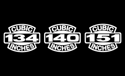 2 Engine Decals 4-cyl 134-140-151 I4 Iron Duke Go Devil Hurricane Willys 2.3 2.5 • $5